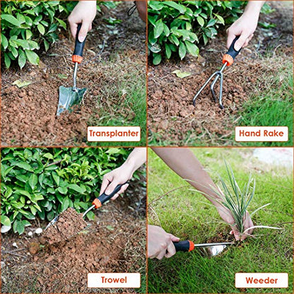 9 Piece Garden Tool Set - style: 9-Piece Black