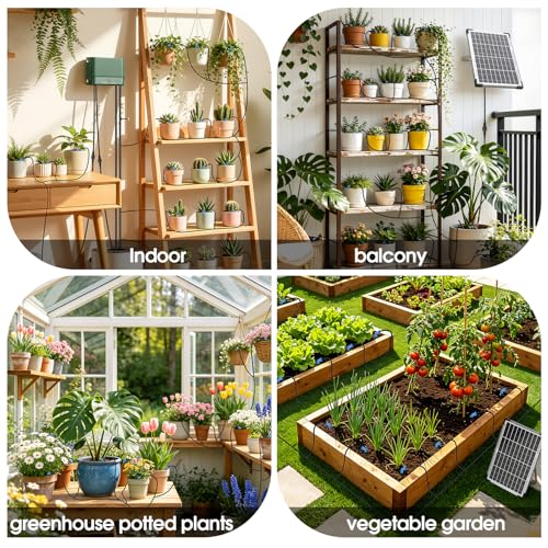 10W Solar Automatic Plants Watering System for Summer Garden Drip