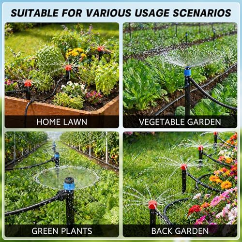 Drip Irrigation Emitter, Adjustable Water Flow Irrigation Spary Dripper