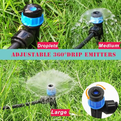 Drip Irrigation Emitters, 30 PCS, Push-to-Quick Connect