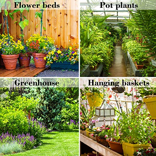 Drip Irrigation System, 100FT Drip Irrigation Kit for Garden - 50FT Main & 50FT Branch Tubing, Adjustable Nozzles for Drip or Mist Cooling, Irrigation System for Garden, Lawn, Patio, Raised Bed - size: 100FT