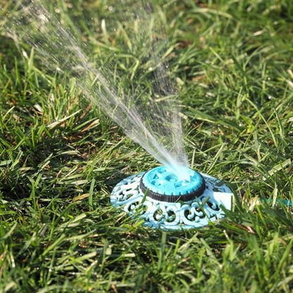Melnor 65101-AMZ Sprout Metal 8-Pattern Sprinkler and QuickConnect Product Adapter Amazon Bundle, Gooseberry Green - color: Gooseberry Green