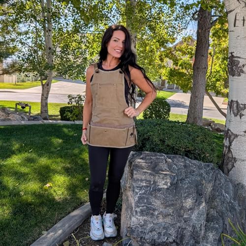 Ironwood Tool Co. 16oz Waxed Canvas Garden Tool Apron