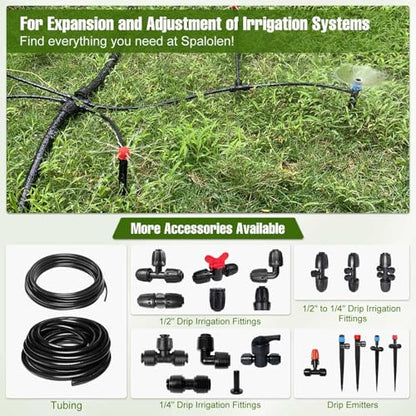 10 Pack Quick Connect 1/4" Drip Irrigation Shut Off Valve, Universal Drip Irrigation Tubing Coupling Valve, Leak Free Connector Locking Fitting for Sprinkler or Drip Irrigation System - size: 10PCS 1/4" Drip Irrigation Shut Off Valve