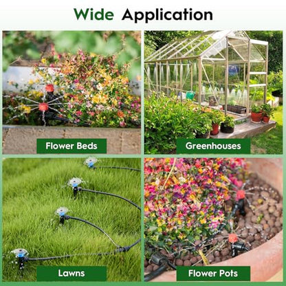 200FT Quick-Connect Drip Irrigation System - size: 200 FT