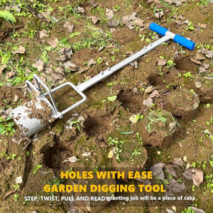 5-in-1 Garden Bulb Planter with Long Handle, Height Adjustable