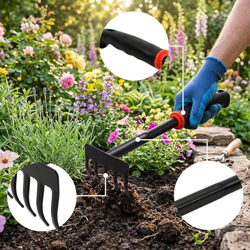 Garden Shovel, Garden Trowel,Spade Shovel Hand Rake Gardening Tools,Digging