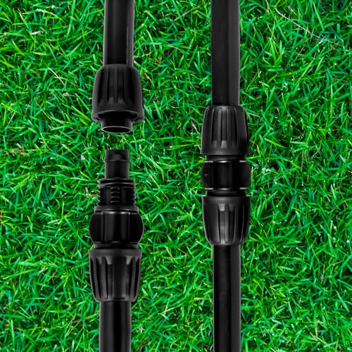 12Pcs 1/2" ANTI-DROP Lock Barbed Irrigation Coupling for Drip Tubing - size: 12 Pcs 1/2 Inch Irrigation Coupling