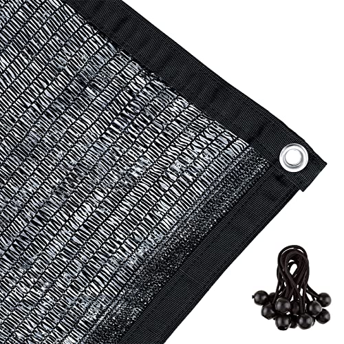 Agfabric 50% Sunblock 10’ X 16’ Shade Cloth with Grommets for Garden Patio, Black - size: 10 x 16 ft - 50%
