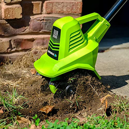 Earthwise TC70020IT 20V 7.5" Cordless Electric Garden Tiller Cultivator - style: 7.5-Inch, 20-Volt Cordless