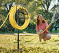 Fire Beauty Stainless Steel Garden Hose Holder for Yard Lawn Storage - style: Bridge Design