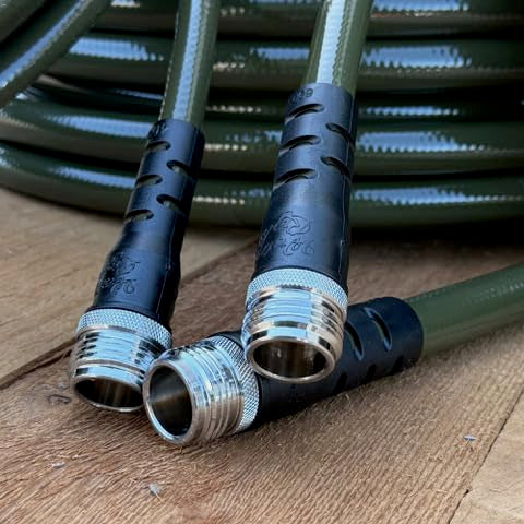 Water Right Polyurethane Garden Hose, 75 Ft, Non-toxic, 7/16” ID, Olive - color: Olive, size: 75-Foot
