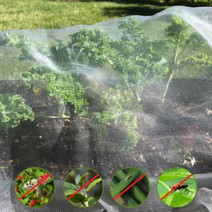 10X50 FT Garden Netting Pest Barrier, Ultra Fine Mesh - size: 10x50 FT