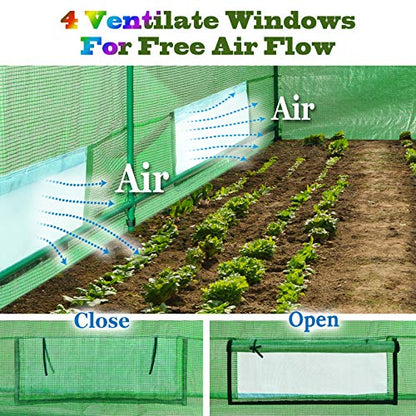 BenefitUSA Replacement Cover for Greenhouse (10'x7'x6') - size: 10'x7'x6'