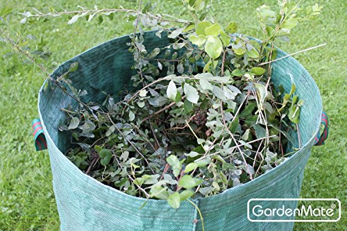 GardenMate 3-Pack 72 Gallons Reusable Garden Waste Bags (H30, D26 inches) - Yard Waste Bags - style: 3x 72 Gallons
