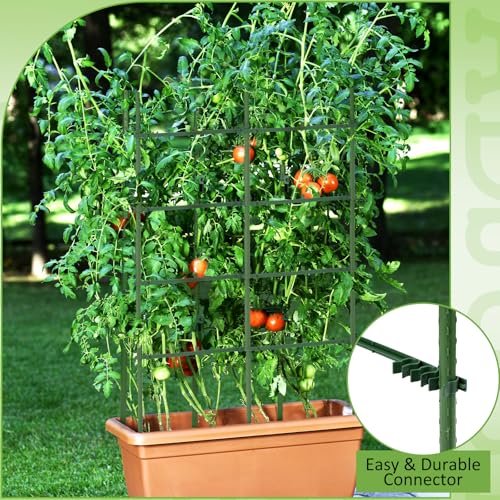 50 Pcs Adjustable Plant Stake Arm for Tomato Cage 11" Stake Connector