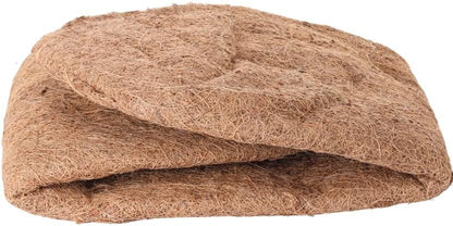 1 Pack 24 Inch Pre-Formed Trough Coco Liner for Window Boxes & Railing Planters, Thickened Natural Coconut Coir Replacement Liner, No Cutting Needed, Durable for Outdoor Balcony Garden - size: 24inch/1Pack