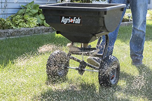 Agri-Fab Inc 45-0532 Pro Push Spreader Spreaer, 85-lb. Capacity, Black