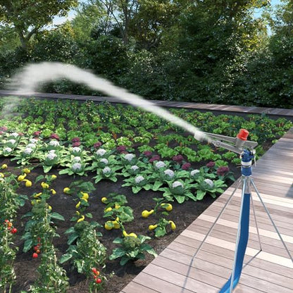 1'' Agriculture Irrigation Spray Gun Sprinkler Large-Area Irrigation Spray Gun Garden Farm Watering Sprinkler 360° Adjustable Watering for Farms, Orchards, Tea Gardens, Forestry - size: 1 inches, Pack of 1