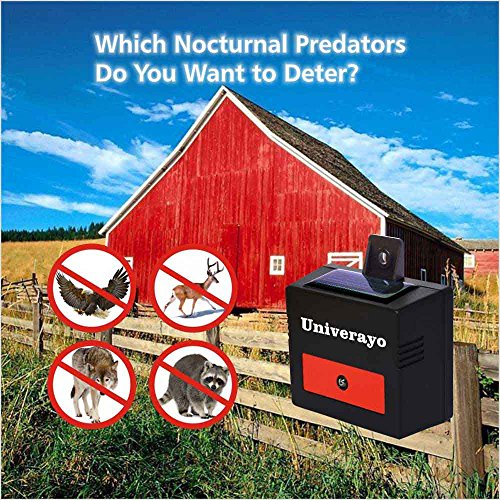 Solar Powered Nocturnal Animal Repeller, 4 Pack