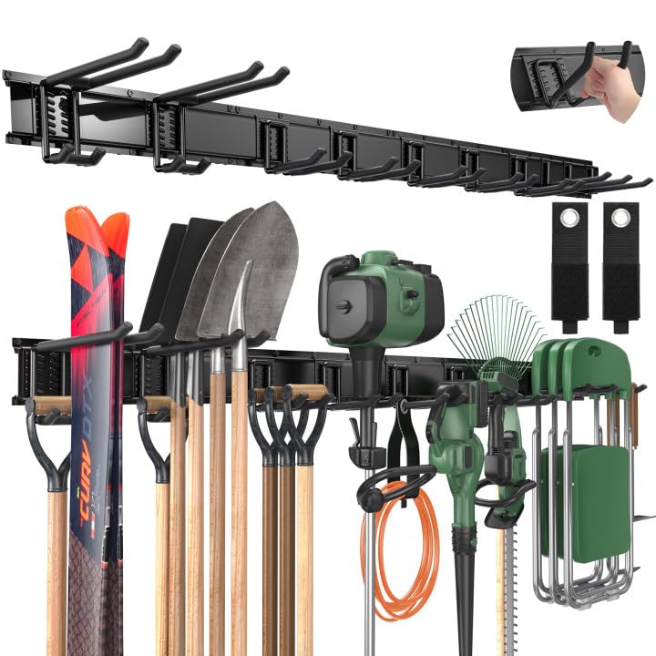 LBT 66" Garage Tool Organizer Wall Mount - 720lbs Garden Tool Organizer - size: 66inch