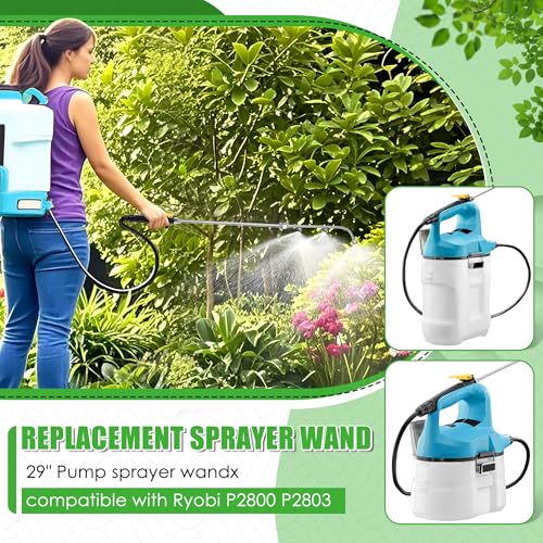 Enhon Sprayer Wand Replacement with 3 Hole Nozzle & Adjustable Nozzle