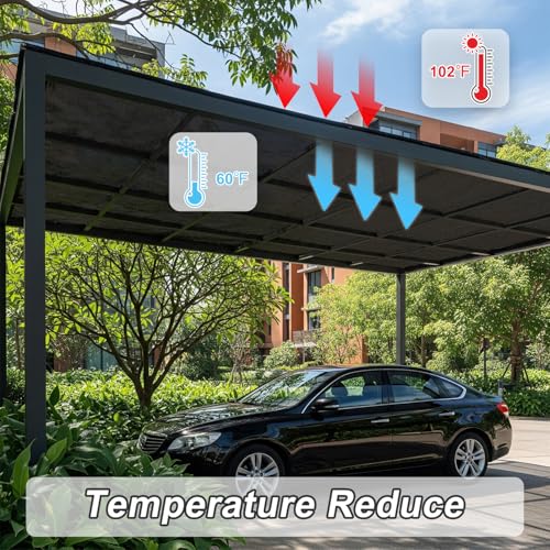 SUNNY GUARD Sun Shade Cloth, 10 x 14 FT Black HDPE Mesh - color: 90 SHADE-BLACK, size: 10 FT x 14 FT