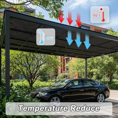 SUNNY GUARD Sun Shade Cloth, 10 x 14 FT Black HDPE Mesh - color: 90 SHADE-BLACK, size: 10 FT x 14 FT