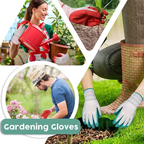 Potchen 20 Pairs Garden Gloves for Women, Ladies' Gardening Gloves Bulk