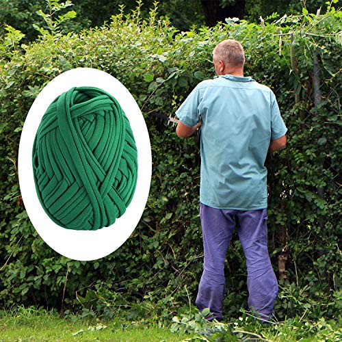 BBTO 98 Feet Stretchy Garden Twine Plant Tie Green Tape, 1 Roll