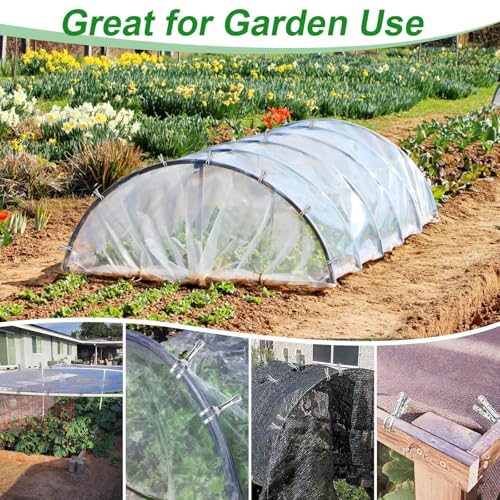 24 Pack Large Garden Clips for Netting, Clamps with 2''Jaw Opening