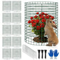 10 Pack 12x16 Inch Metal Plant Protector Cages, Garden Animal Barriers - color: 10 Pack, size: 12x16 IN