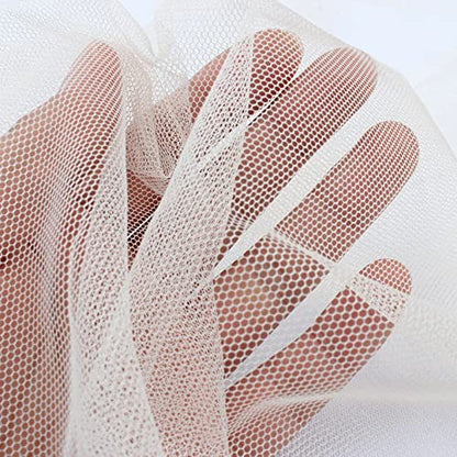 White DIY Mosquito Net Fabric | 10x20 FT Netting 2 Pack | Insect Cover - color: White, size: 10x20 FT (Pack of 2)