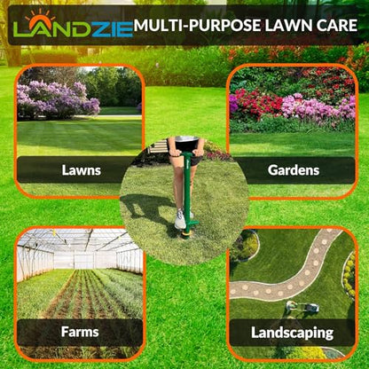 Landzie - Grass Plugger Tool, Manual Sod Cutter & Bulb Planter