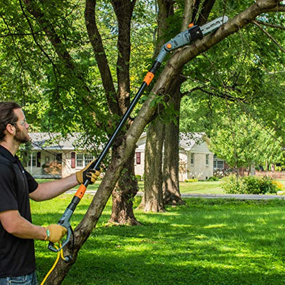 Scotts PS45010S 10-Inch 8-Amp Corded Pole Saw with Adjustable Head