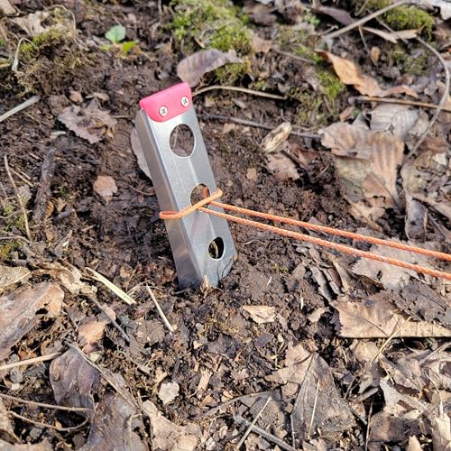 Ultralight Backpacking Trowel, 0.48 oz (13.5g) Pink - color: Pink