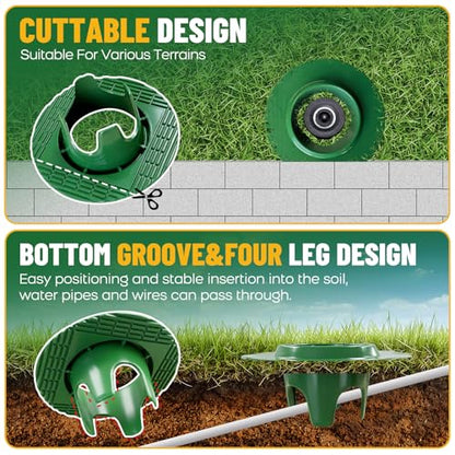 5Pack Sprinkler Head Protector, Cuttable Design, ABS Plash Guard - size: 5Pack