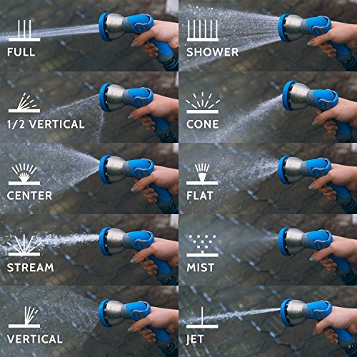 INNAV8 Garden Hose Nozzle Heavy Duty, Water Hose Sprayer Nozzle for Outdoor