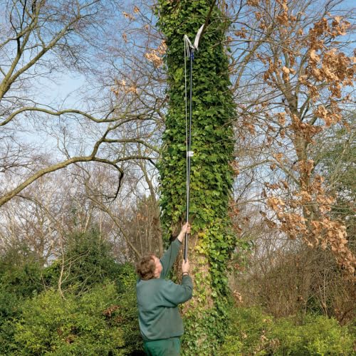 Spear & Jackson 4930FZ Razorsharp Telescopic Tree Pruner, Extendable Pole Handle for Removing High Branches, Sharp Saw Blade for Cutting Thick Limbs and Powerful Pull Cord Lopper for Light Trimming - style: Telescopic Tree Pruner