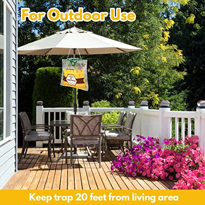 Outdoor Disposable Yellow Jacket & Wasp Traps 8 Pack - size: 8 Pack