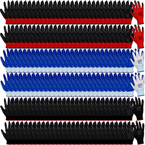 Work Gloves for Men Women Rubber Coated Gardening Gloves - color: Classic Color