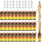 30 Rolls Fly Strips Traps for Home, Sticky Strips, Fly Paper Tape Catcher Ribbon for Gnat Fungus Fruit Flies - color: 30Pack-B