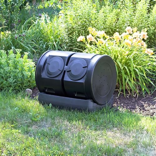 Good Ideas Compost Wizard Dueling Tumbler, 7 Cubic Foot Capacity