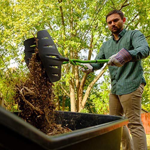 Earthwise 50002 Gator Grabber Telescoping Leaf Clean-Up Tool, Green/Black - style: Gator Grabber