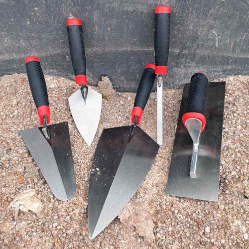 Masonry Hand Tool 5pcs/Set, Concrete Tools Kit - size: Masonry Hand Tool Set