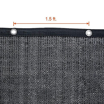 Agfabric 70% Sun-Block Shade Cloth Net Mesh Shade with Grommets for Garden Patio 10’ X 20’, Black - size: 10 x 20 ft - 70%