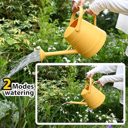 1 Gallon Watering Can for Plants - color: Yellow