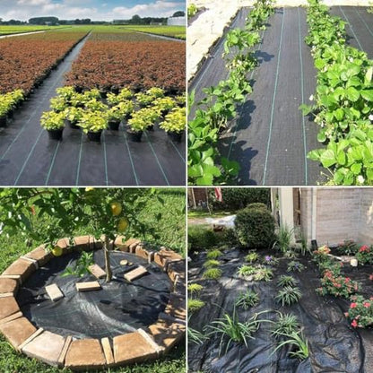 4FTX100FT Weed Barrier Landscape Fabric Heavy Duty Garden Fabric - size: 4X100 FT