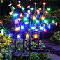4 Pack Solar Lights Outdoor Waterproof, Garden Lights Solar Flowers - color: Multicolor Cherry 4Pack