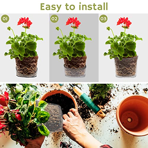 Shimeyao 12 Pcs 12 Pcs Gopher Baskets Plant Root Gopher Wire 1/3/5 Gallon
